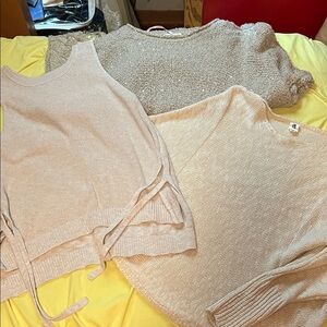 Elegant Beige Women's Sweater